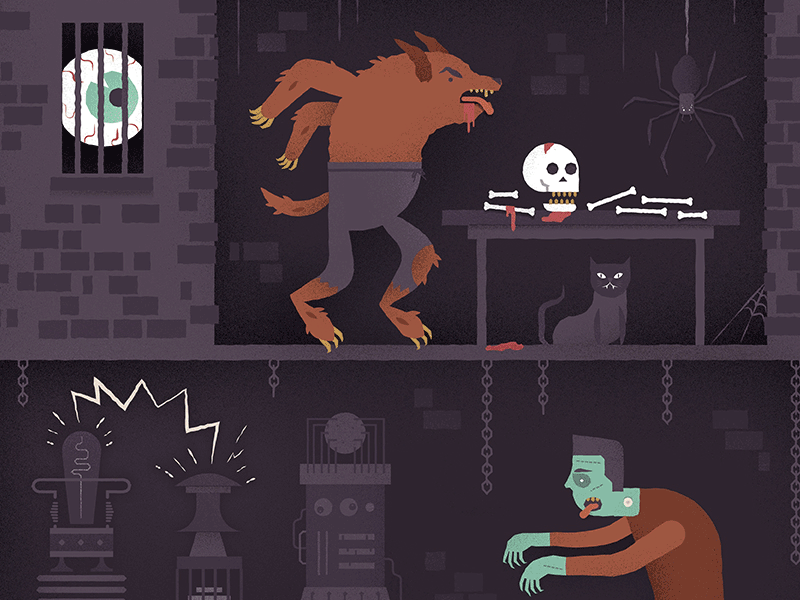 Halloween poster assets