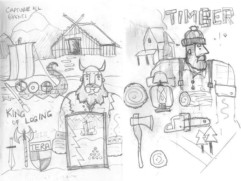 Timber sketches