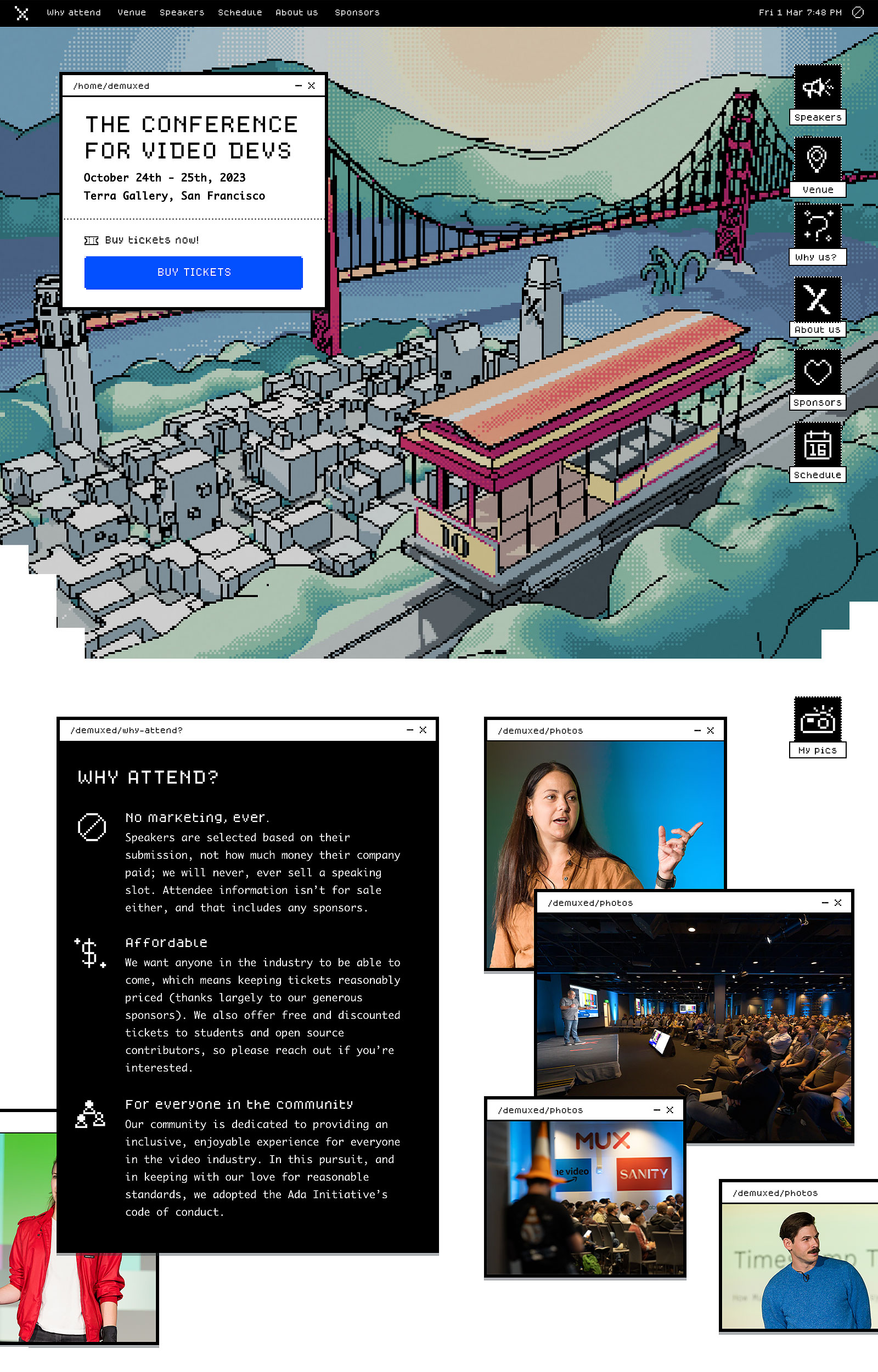 Demuxed 2024 conference website